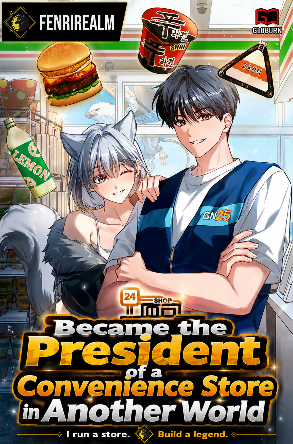 Became the President of a Convenience Store in Another World Cover